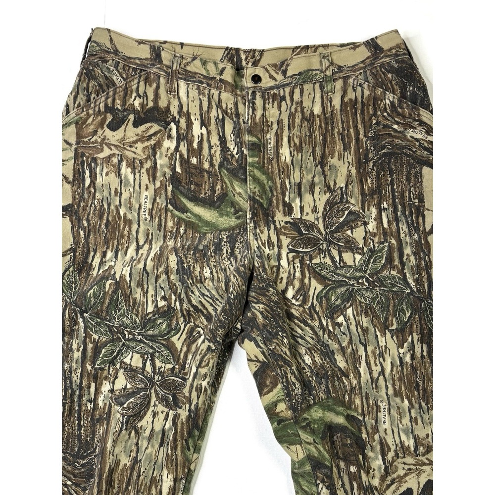 Duxbak Pants Men's 40 Regular Vintage Thinsulate Realtree Camo Hunting USA Made - Picture 11 of 15
